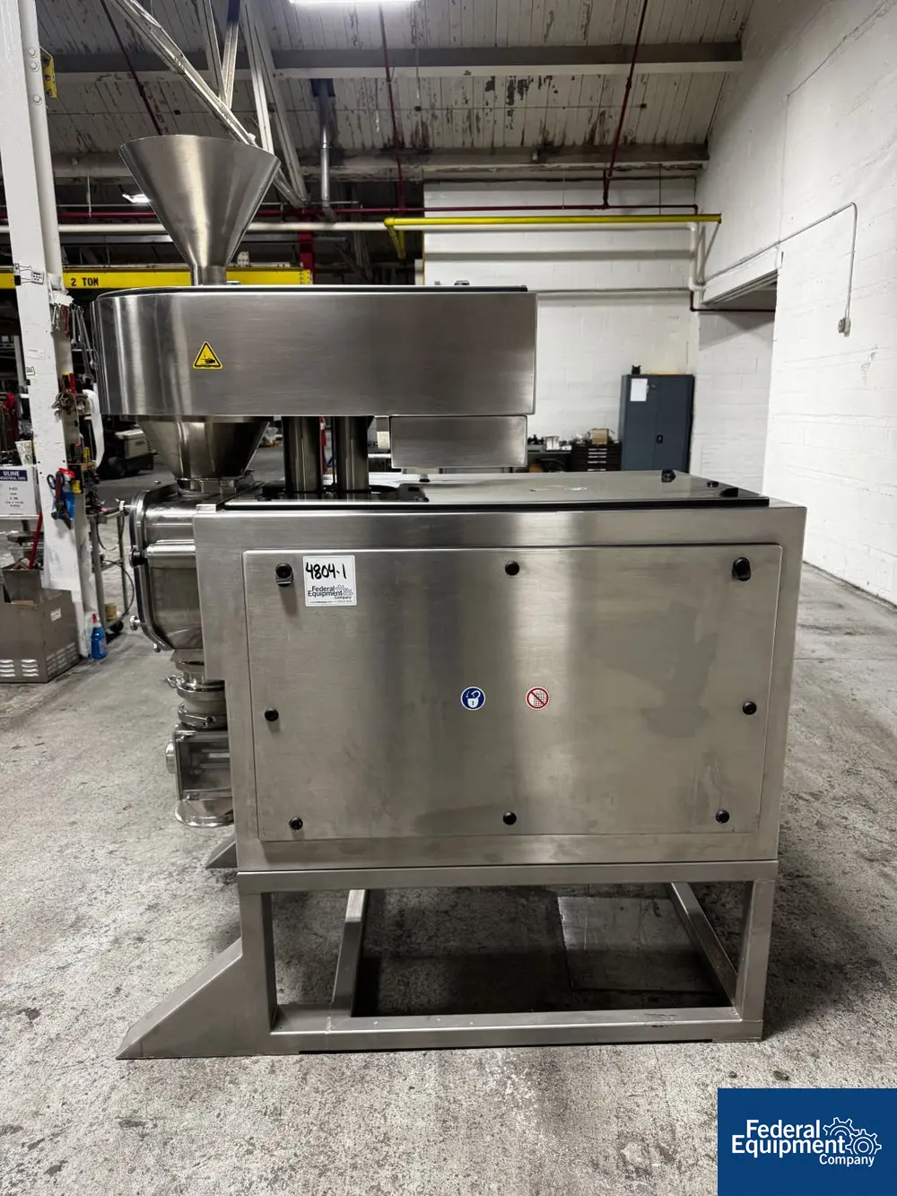 Freund-Vector #TFC-220, Pilot Scale Roll Compactor/Granulator, Stainless Steel, 20kg/hr, 7.9" diameter x - Image 3