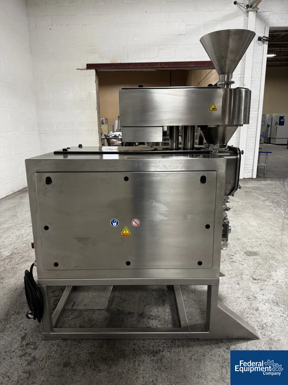Freund-Vector #TFC-220, Pilot Scale Roll Compactor/Granulator, Stainless Steel, 20kg/hr, 7.9" diameter x - Image 5