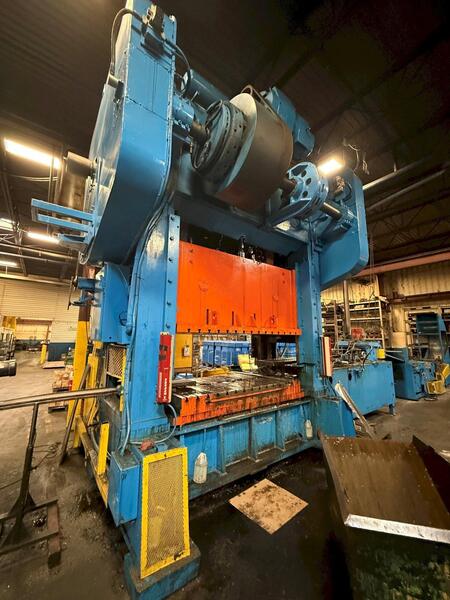 400 Ton, Brown & Boggs #SS2-400-96-48, Straight Side Double Crank Mechanical Press, 96" x 48" bed & ram, 10" - Image 2
