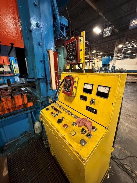 400 Ton, Brown & Boggs #SS2-400-96-48, Straight Side Double Crank Mechanical Press, 96" x 48" bed & ram, 10" - Image 3