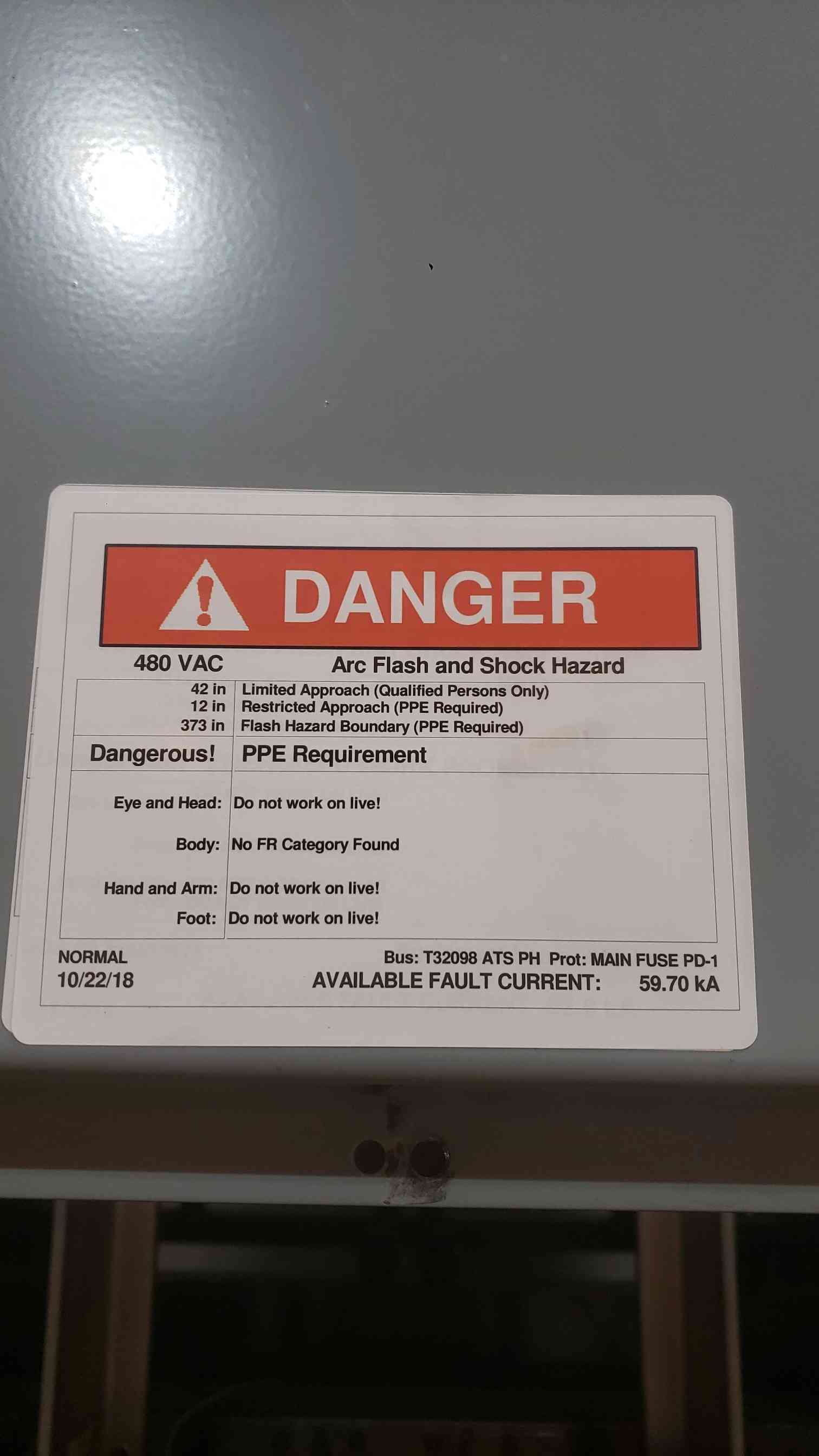 4000 Amp, ASCO 7000-Series #E07ATSC34000N5XC, automatic transfer switch, 480 Volts, AS-IS - Image 10