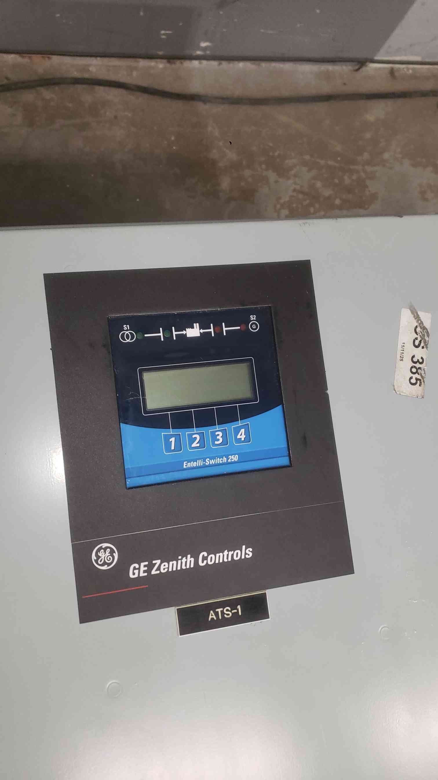 260 Amp, GE Zenith #ZS4SB02641-07, automatic transfer switch, 277/480 Volts, 3PH - Image 2