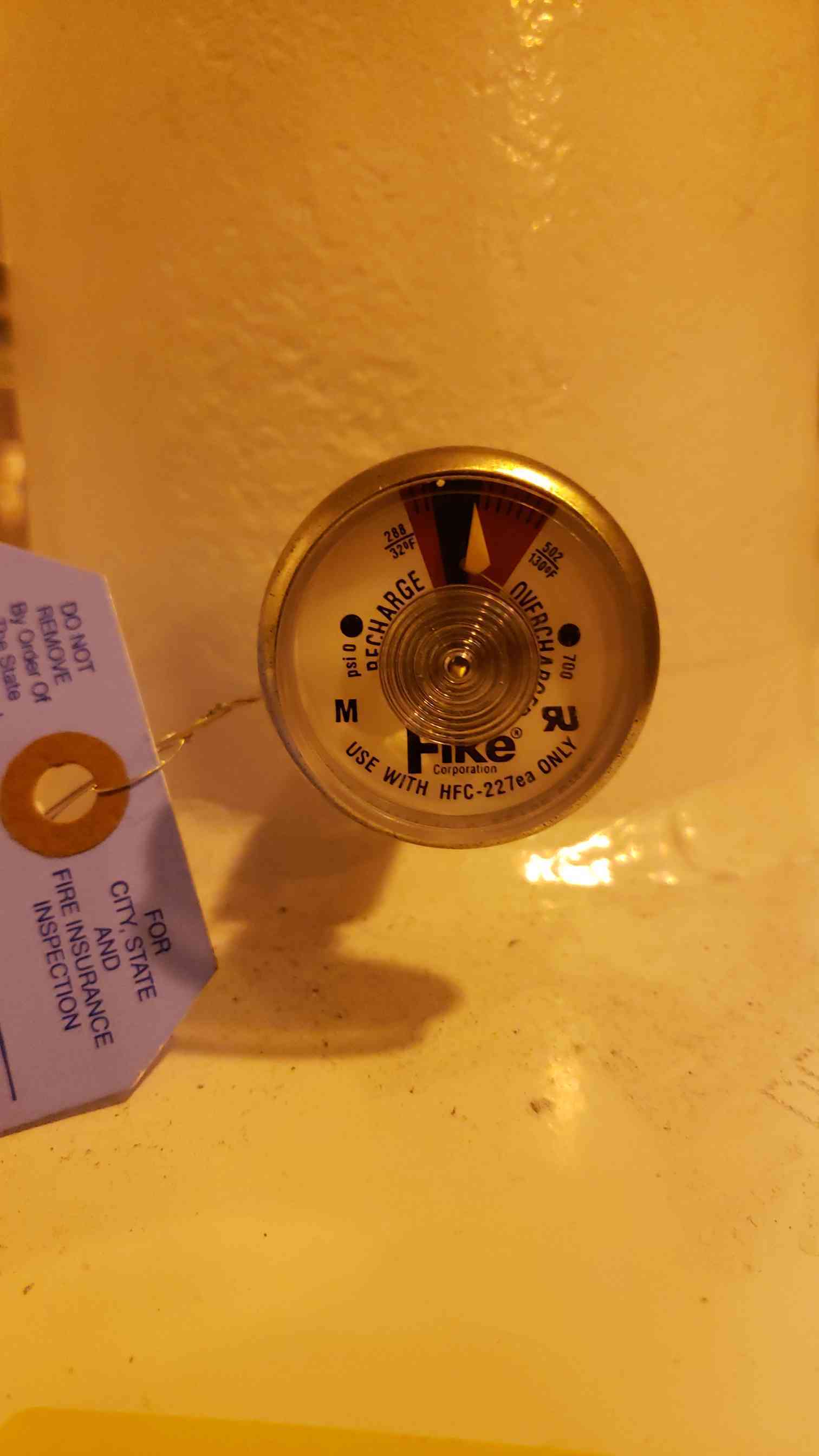 193 lbs. Fike #HFC-227, Fire Suppression Tank, FM-200 agent (2 available) - Image 3