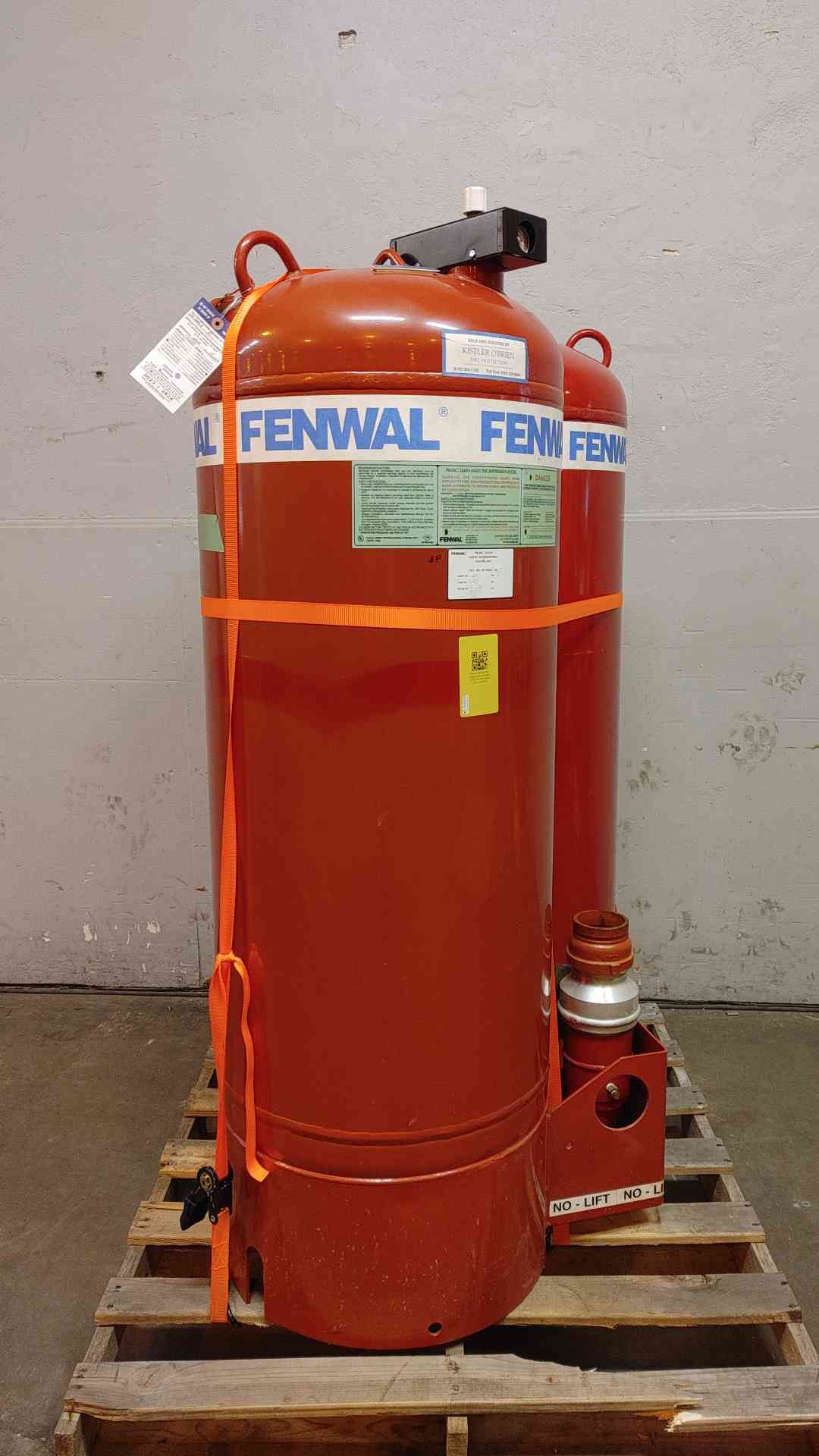 413 lbs. Fenwal, Fire Suppression System, FM-200 Agent - Image 1