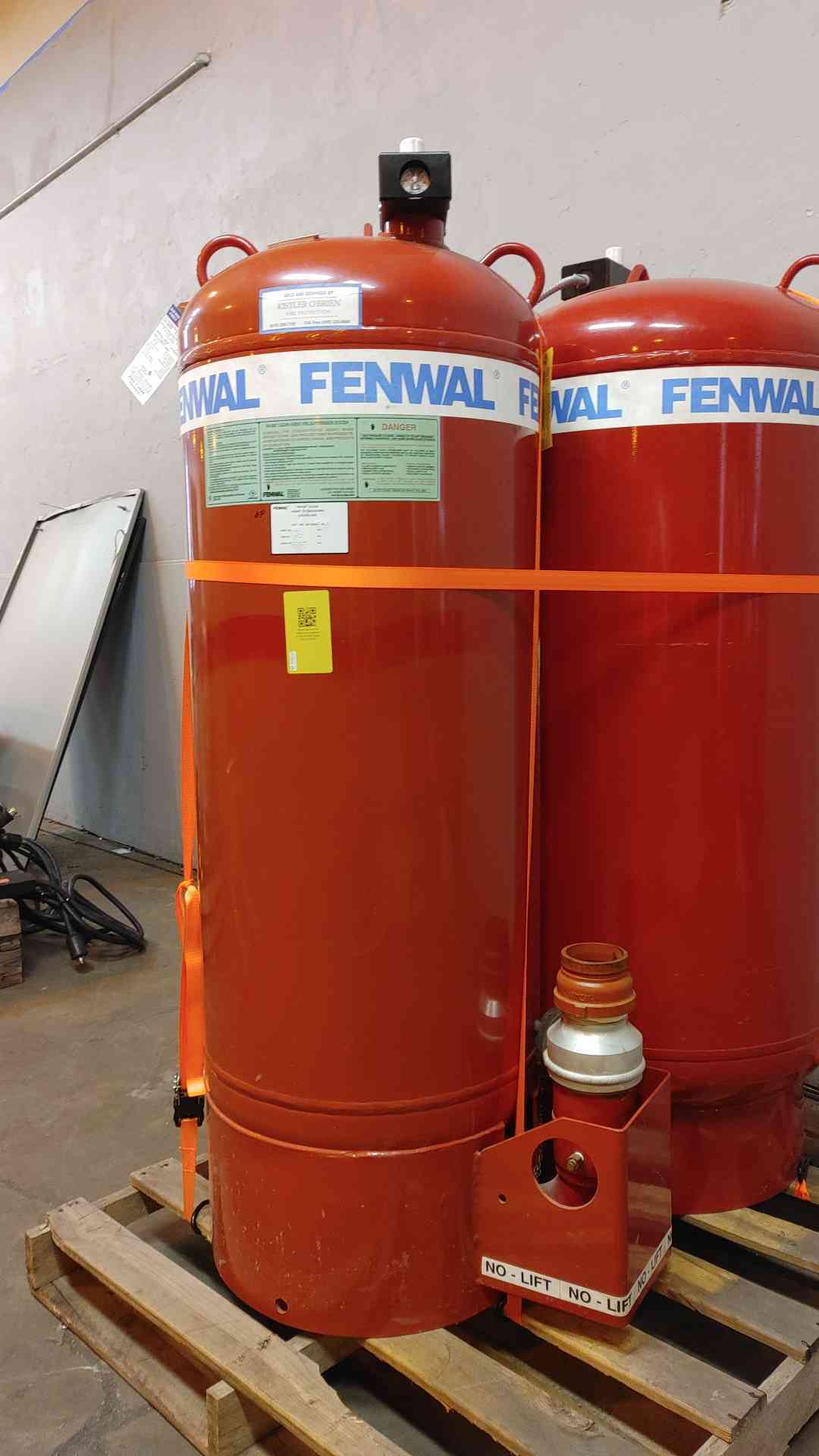 413 lbs. Fenwal, Fire Suppression System, FM-200 Agent - Image 3