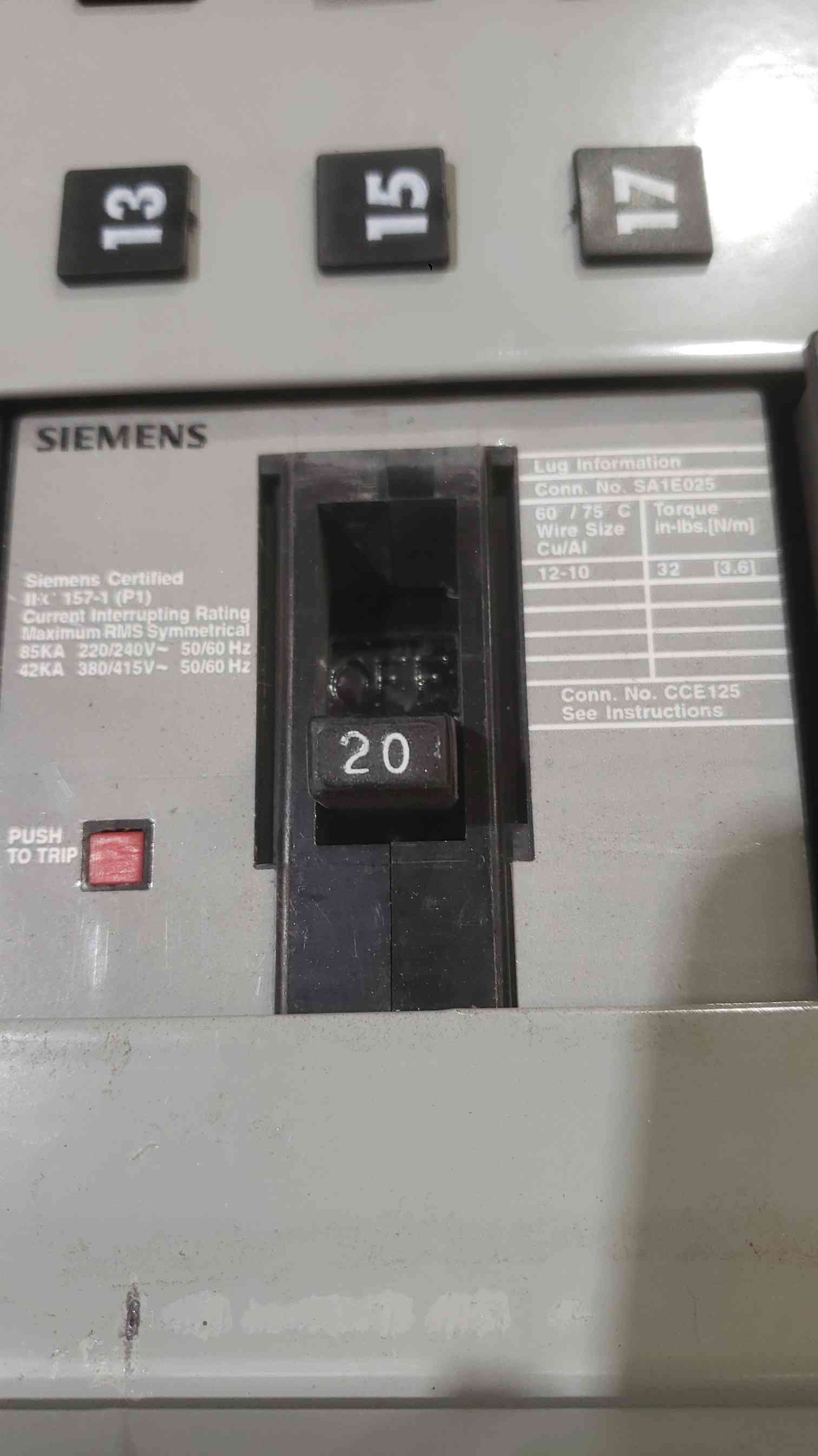 400 Amp. Siemens #Sentron-Series, Panelboard, 480/277 Volts, 3PH, 4W, Breaker, 2001 - Image 5