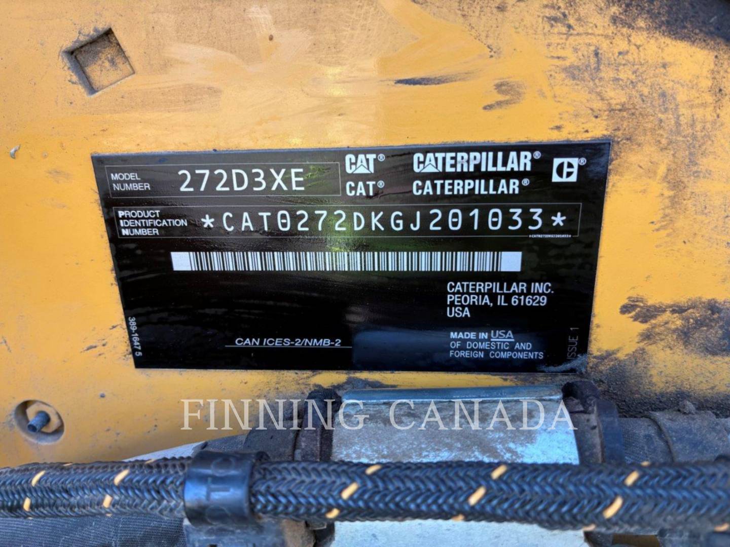Cat 272D3 XE, Skid Steer Loader, 2236 hours, S/N: GJ201033, 2022 - Image 6