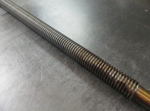 Bridgeport, 1-1/4" dia. x 5-Acme pitch 30" longitudinal feed screw assy, new - Image 4
