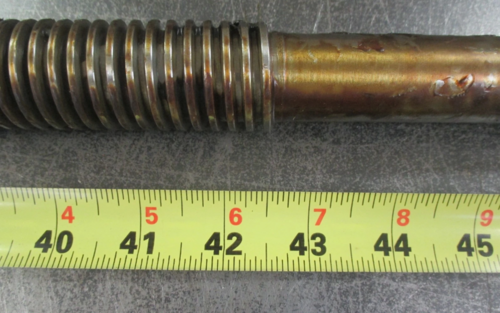 Bridgeport, 1-1/4" dia. x 5-Acme pitch 30" longitudinal feed screw assy, new - Image 8
