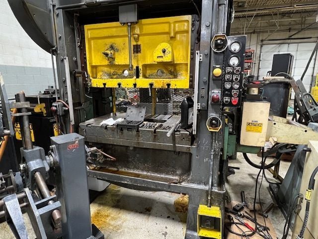 100 Ton, Minster #P2-100-48-31 Piece-Maker, straight side double crank, 5" stroke, 18" Shut Height, 4" adj. - Image 4