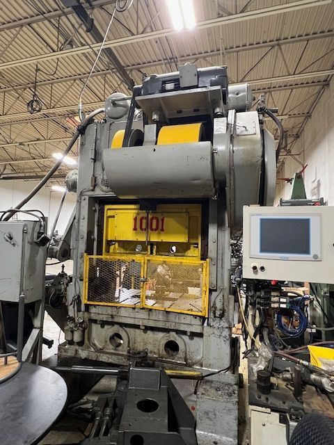 100 Ton, Minster #P2-100-48-31 Piece-Maker, straight side double crank, 5" stroke, 18" Shut Height, 4" adj. - Image 4
