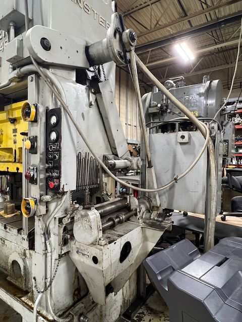 100 Ton, Minster #P2-100-48-31 Piece-Maker, straight side double crank, 5" stroke, 18" Shut Height, 4" adj. - Image 5
