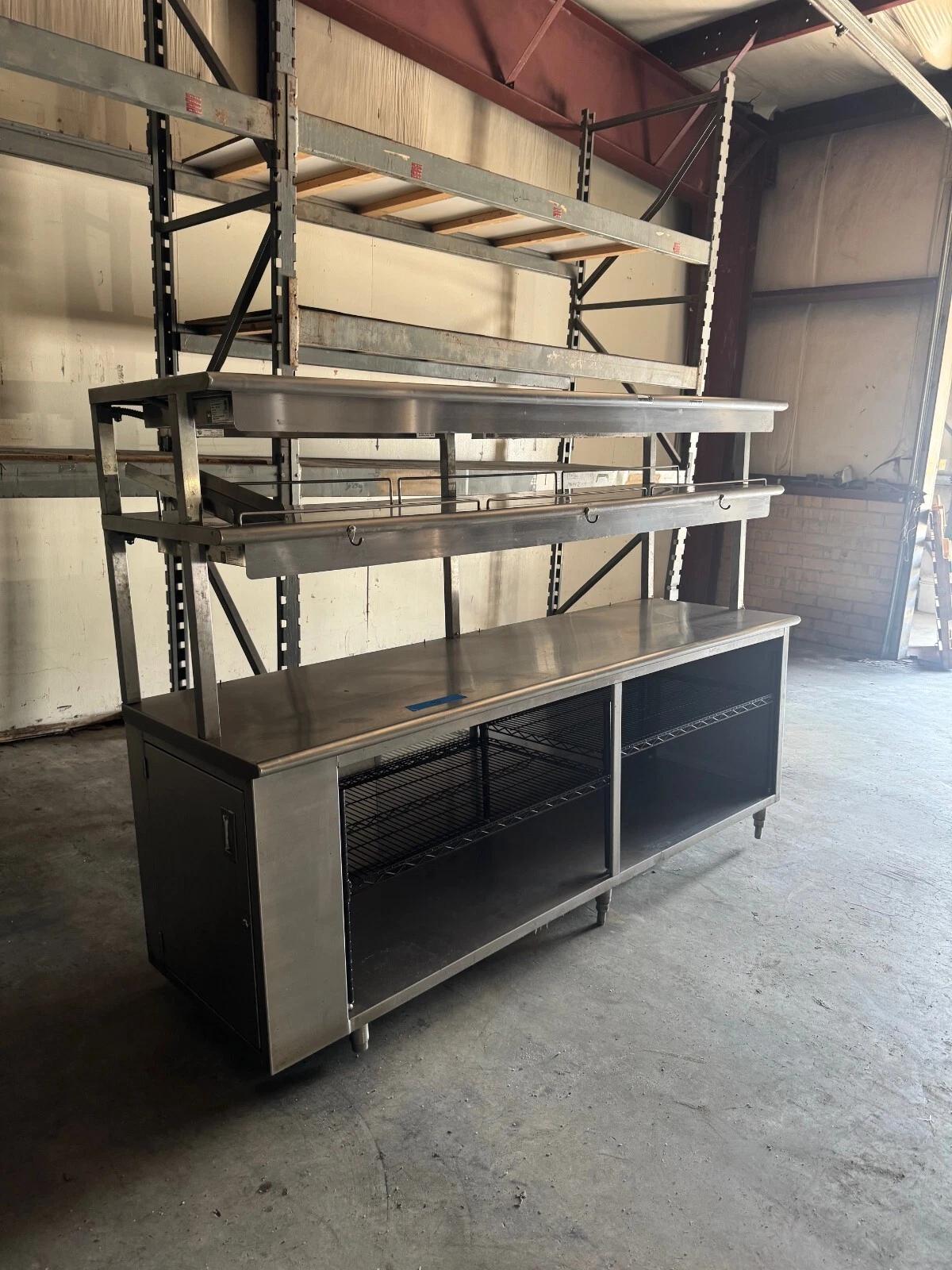 Marshall Air Systems #170525B208, Hot Food Warming Rack & Work Station/Stainless Steel Table, 208 Volt - Image 2