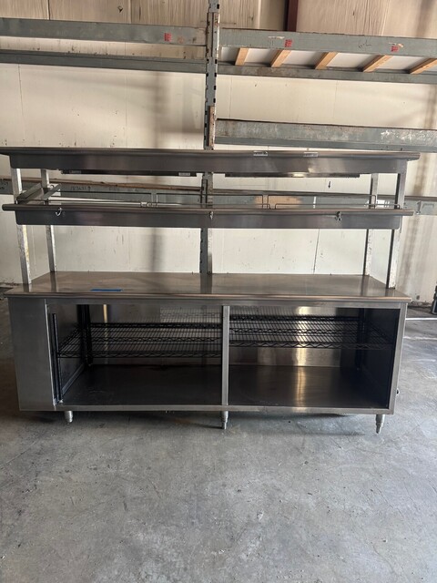 Marshall Air Systems #170525B208, Hot Food Warming Rack & Work Station/Stainless Steel Table, 208 Volt - Image 7