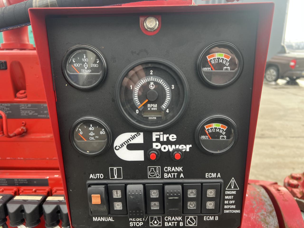 400 HP @ 2100 RPM Cummins #QSM11, Fire Pump System w/ Heat Exchanger Cooling System, 14" flywheel, 2006 - Image 10