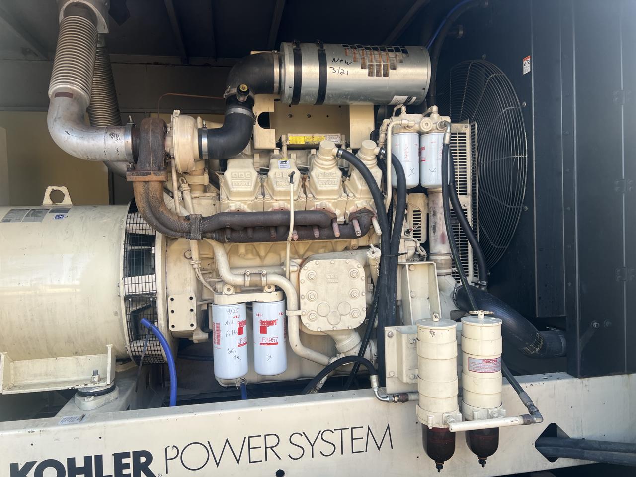 475 KW Kohler #500ROZD4, Diesel Generator Set, 765 HP @ 1800 RPM MTU engine, circuit breaker, 277/480 Volts - Image 10