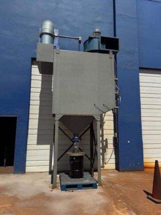 Rapid Industries #RPB-08-12-14, Abrasive Shot Blast Room System, cross auger floor reclaim system, 6500 cfm @ - Image 2