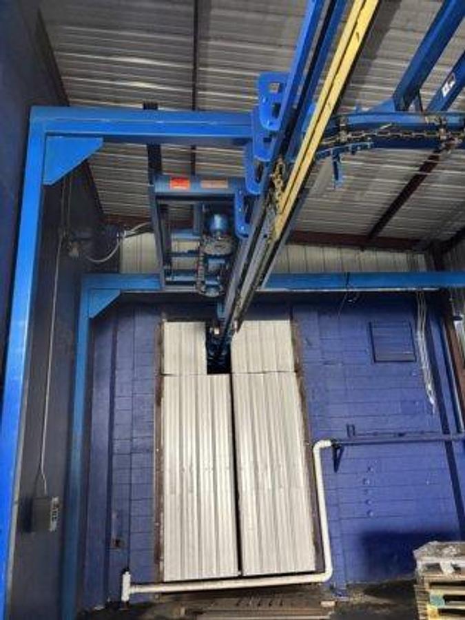 Rapid Industries #RPB-08-12-14, Abrasive Shot Blast Room System, cross auger floor reclaim system, 6500 cfm @ - Image 6