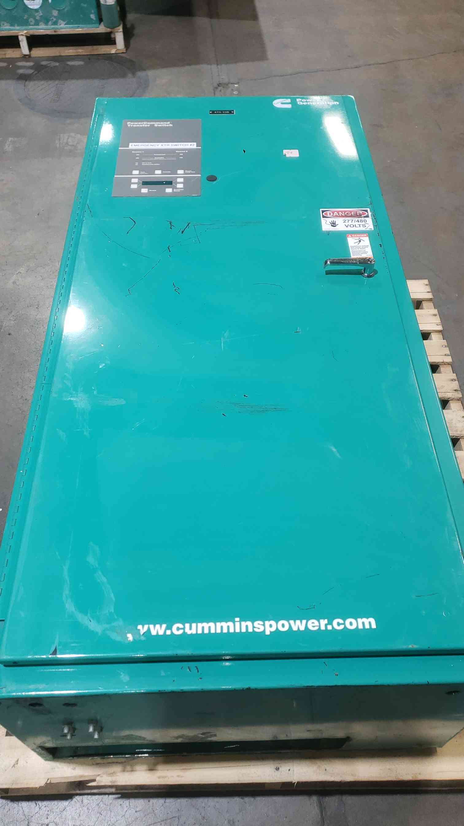 800 Amp. Cummins OTPCD-5956719, automatic transfer switch, 480 Volts, 3R weather protected enclosure - Image 1