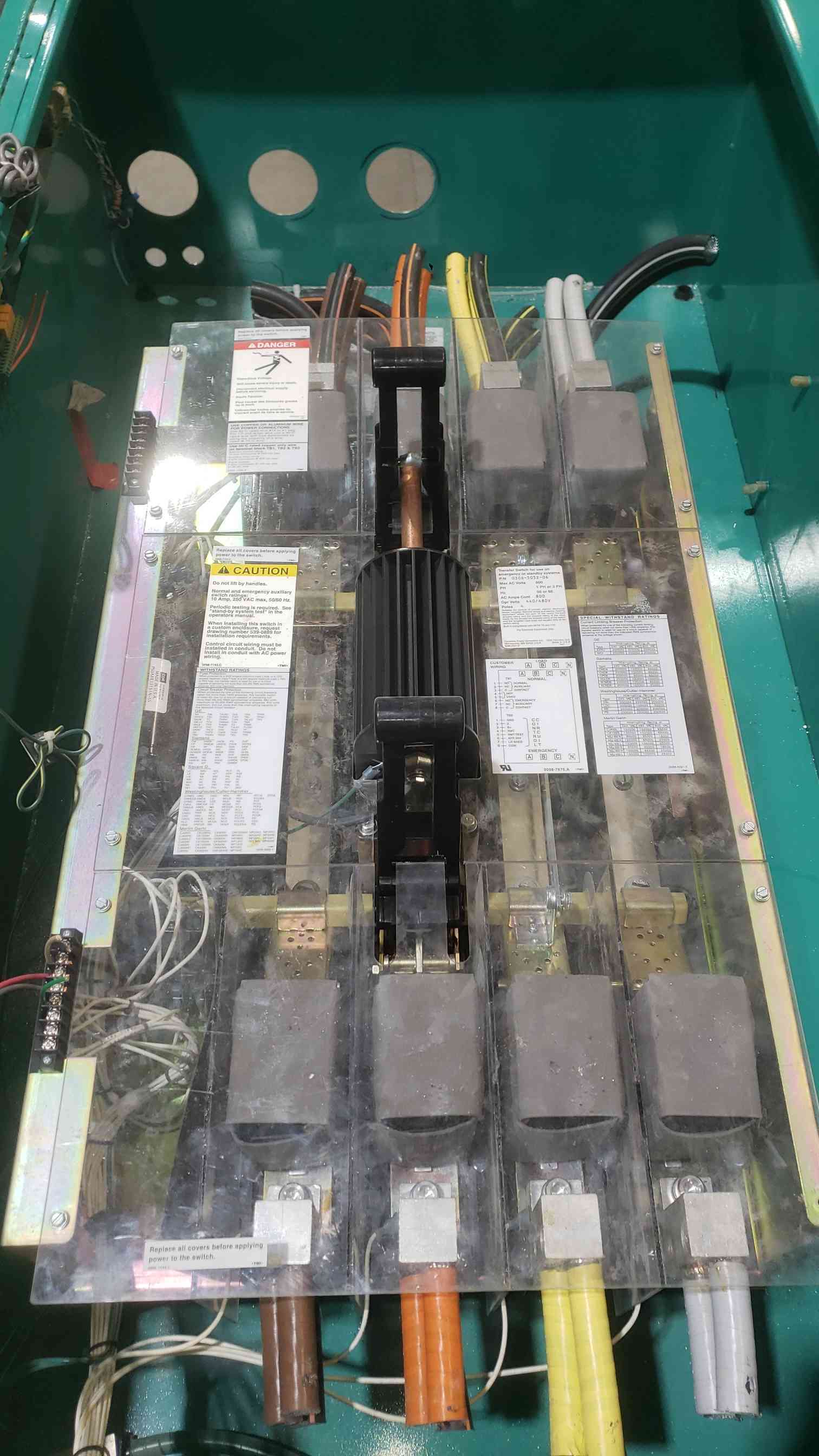 800 Amp. Cummins OTPCD-5956719, automatic transfer switch, 480 Volts, 3R weather protected enclosure - Image 6