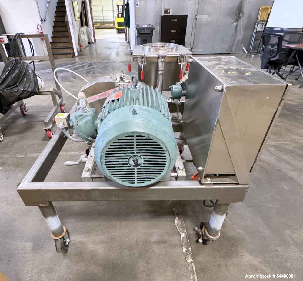 Fitzpatrick #FitzMill-DKASO6, Hammer Mill, Stainless Steel, w/ Screw Feeder & explosion proof Motor, casters - Image 5
