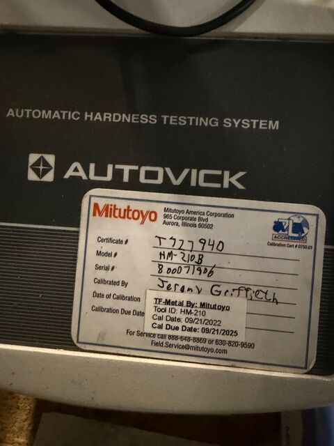 Mitutoyo #HM-210-B, micro Vickers hardness tester, 2019 - Image 5