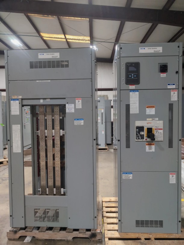 1600 Amps, Eaton, PRLC Low-Voltage Switchboard Lineup, (2) vertical sections, LSIG-protected main circuit - Image 1