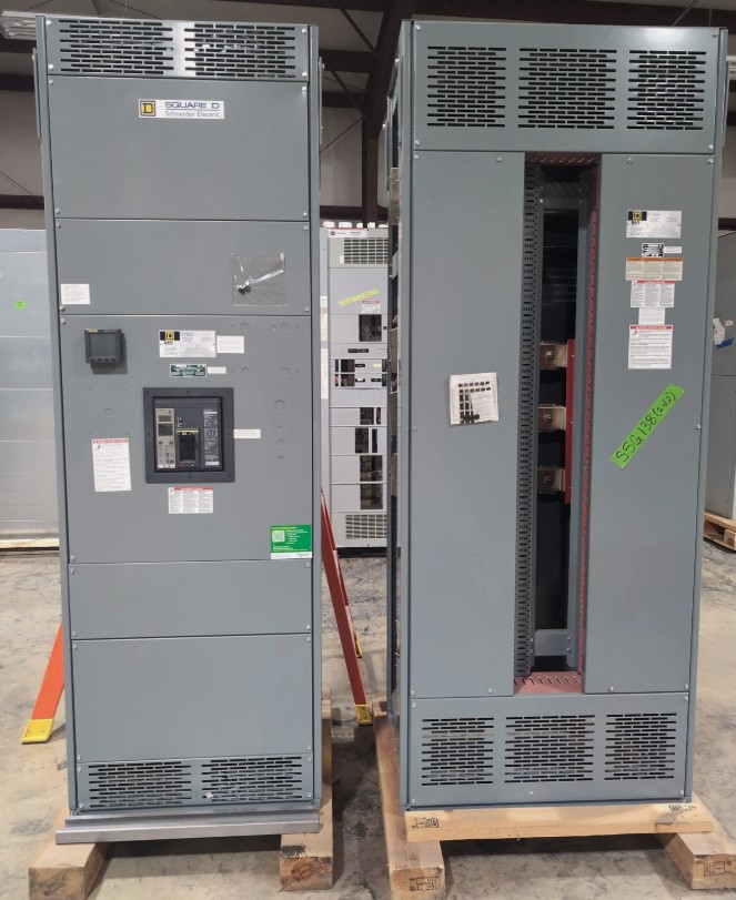 800 Amps, Square D, QED I-Line Low-Voltage Power Distribution Switchboard, molded case main breaker - Image 1