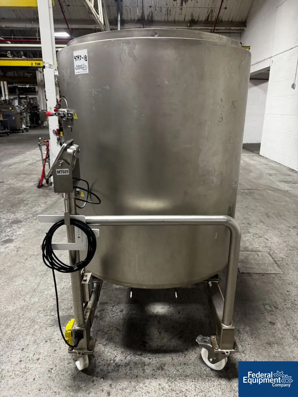 264 gallon Pall #LEV1000JRETHSLC001, Mixer, 1,000 Liter, 2016 - Image 4