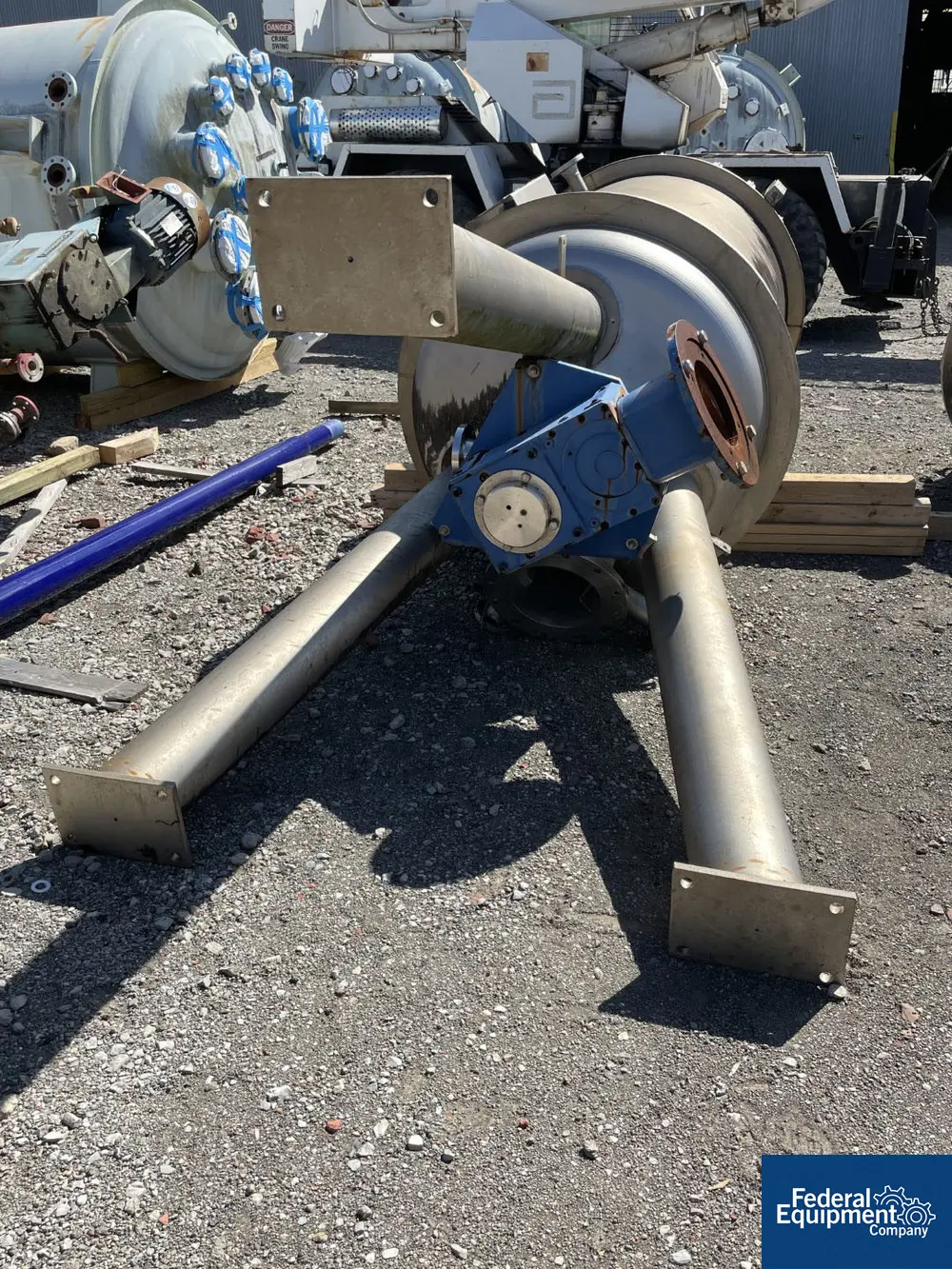 343.9 sq.ft. Schenk #ZHFSR30-25KLK-B2, Filter, Hastelloy C22, legs, 1999 - Image 7
