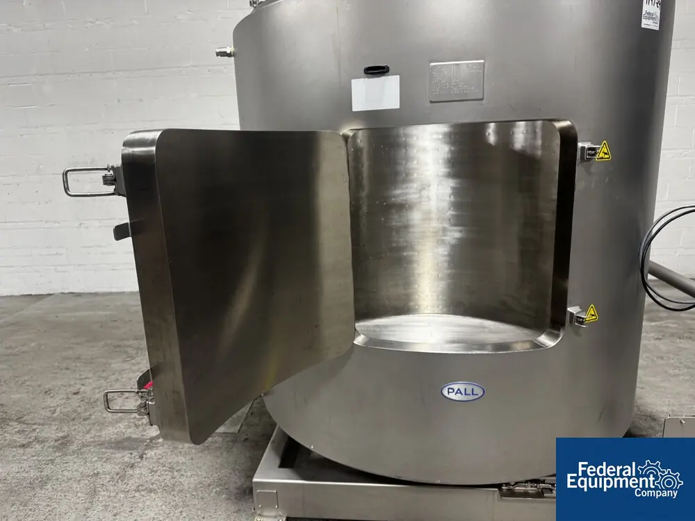 528.3 gallon Pall Life Sciences, Single Use Mixer System, 304 Stainless Steel, open top, flat bottom, 90 - Image 7