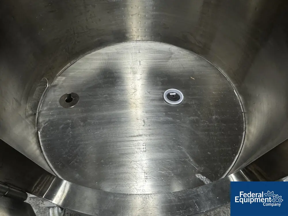 528.3 gallon Pall Life Sciences, Single Use Mixer System, 304 Stainless Steel, open top, flat bottom, 90 - Image 8