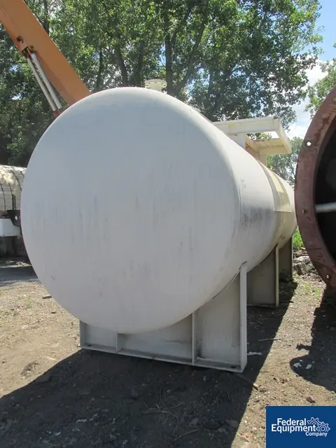 6,500 gallon Moon Fabricating, Tank, Carbon Steel, 84" diameter x 264" straight side, dish ends, 2000 - Image 4