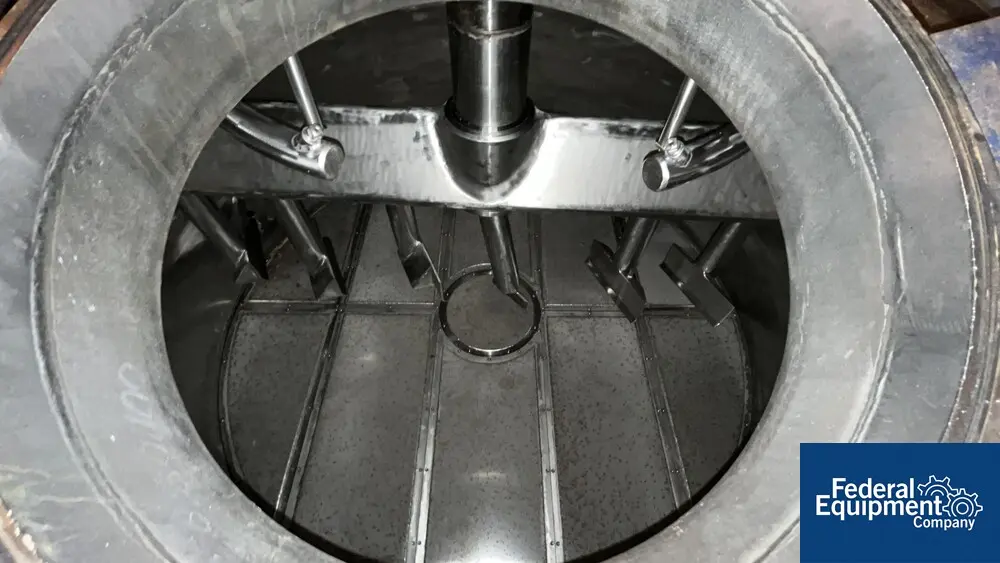 64.6 sq.ft. Rosenmund #Paddle, Nutsche Filter, Stainless Steel, 50/150 psi, 1988 - Image 4