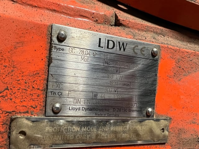 200 HP 1800 RPM Aeg, Frame 280, DPFVBB, 460 VA, 300 VF - Image 4