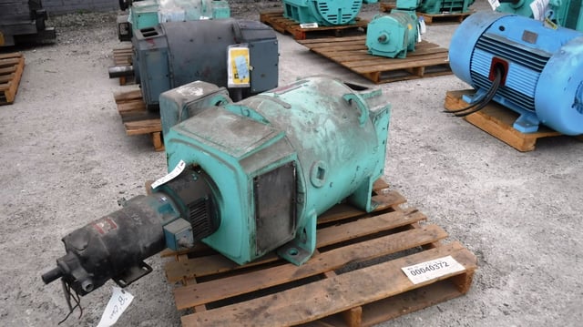 75 HP 1200 RPM General Electric, Frame 407AT, DPFVBB, 500 VA, 300/150 VF - Image 2
