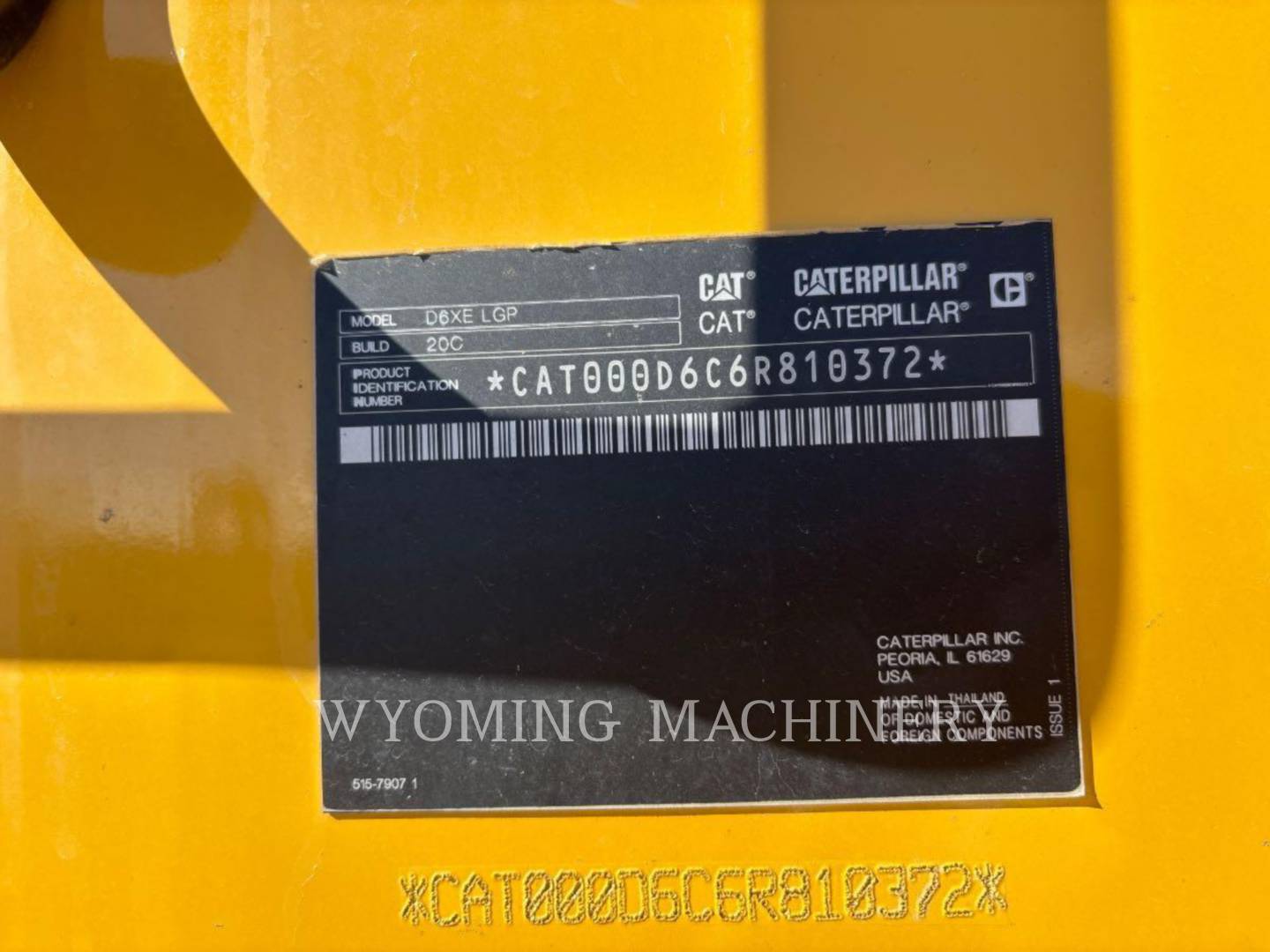 Caterpillar D6 XE LGP, 9 hours, S/N: 6R810372, 2026 - Image 6
