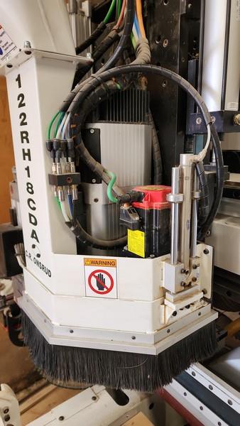 Onsrud #122RH18CDA, CNC Router w/Roller Hold-Down, 5' x 10' Work Envelope, 10 HP, 24000 RPM, 12-Tool ATC, 2017 - Image 7