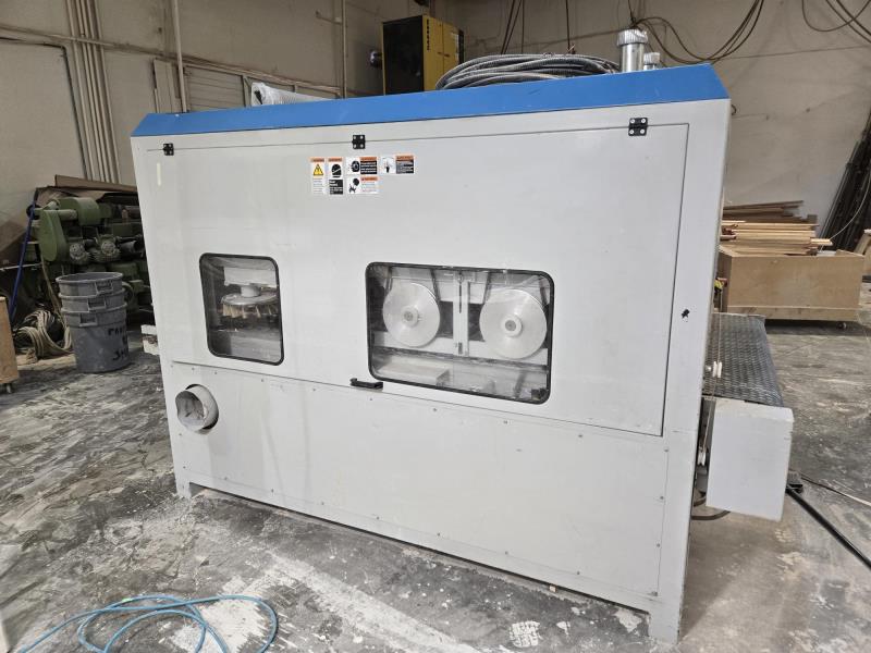 53" Loewer #DiscMaster, Denibbing Sander, (3) Sanding Stations, (16) 9.75" diameter Discs, (2) 16" diameter - Image 2