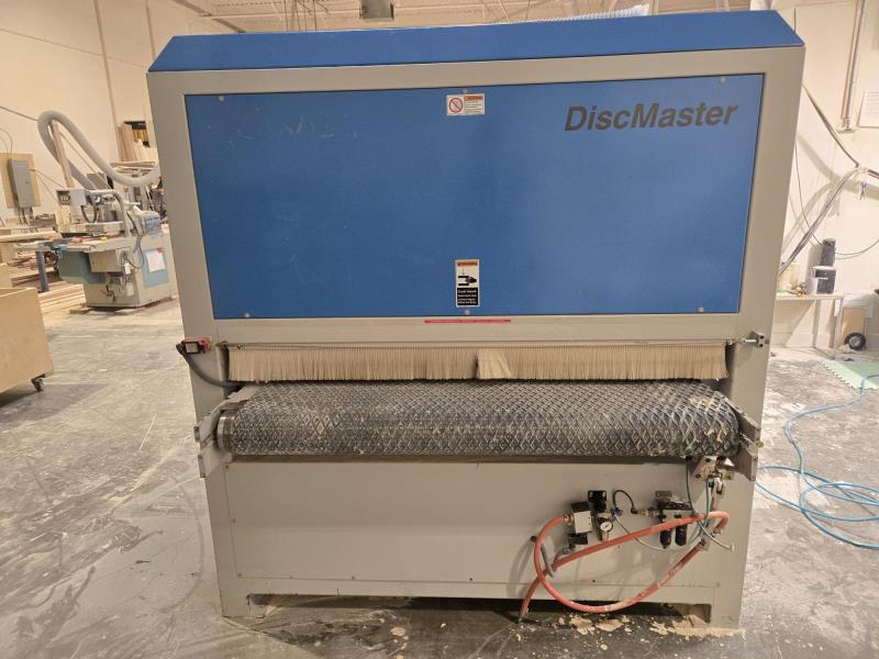 53" Loewer #DiscMaster, Denibbing Sander, (3) Sanding Stations, (16) 9.75" diameter Discs, (2) 16" diameter - Image 4