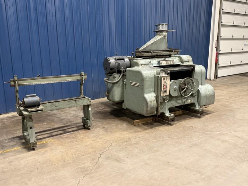 30" x 7" Newman/Whitney #S-970, Double-Sided Planer, (8) Powered Feed Rolls, (2) Top Infeed Rolls, 33-98 FPM - Image 2