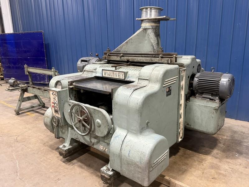 30" x 7" Newman/Whitney #S-970, Double-Sided Planer, (8) Powered Feed Rolls, (2) Top Infeed Rolls, 33-98 FPM - Image 5