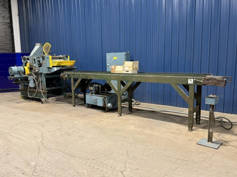 18" Newman/Whitney #S-282, Top & Bottom Planer, w/18" width x 192" L Infeed Conveyor, 48" Shortest Stock - Image 3