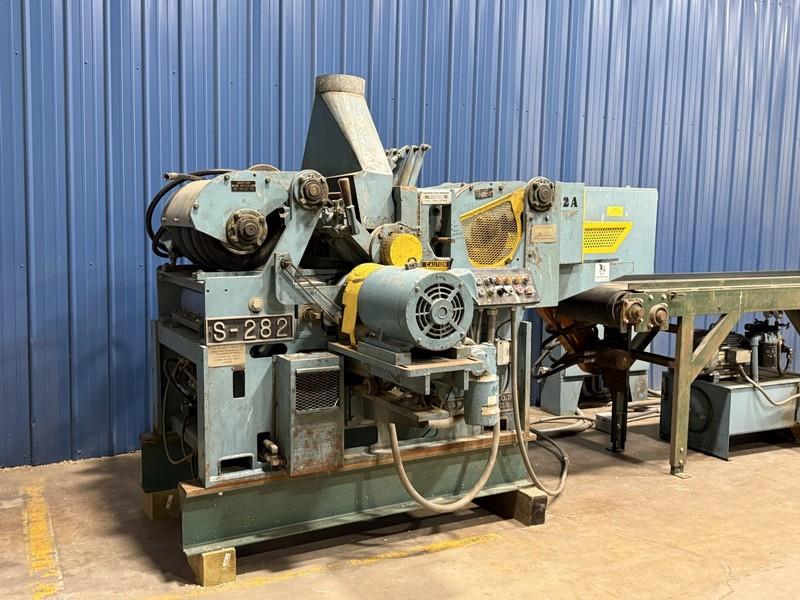 18" Newman/Whitney #S-282, Top & Bottom Planer, w/18" width x 192" L Infeed Conveyor, 48" Shortest Stock - Image 5