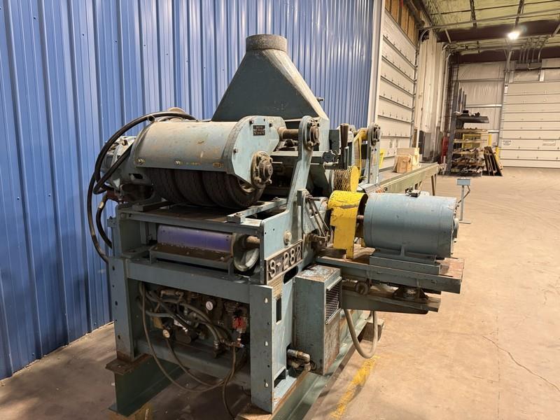 18" Newman/Whitney #S-282, Top & Bottom Planer, w/18" width x 192" L Infeed Conveyor, 48" Shortest Stock - Image 9