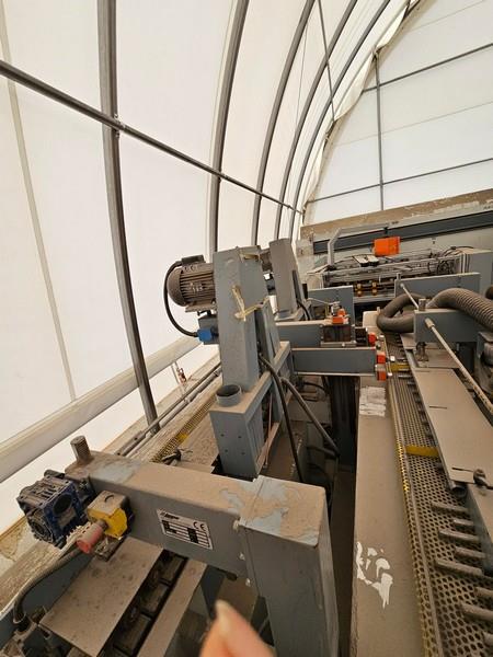 Volpato #LS-2N, Profile Edge/Oscillating Sander Feed-Through, 2-Station, 3" width x 96" L Belts, 2.4 HP - Image 4