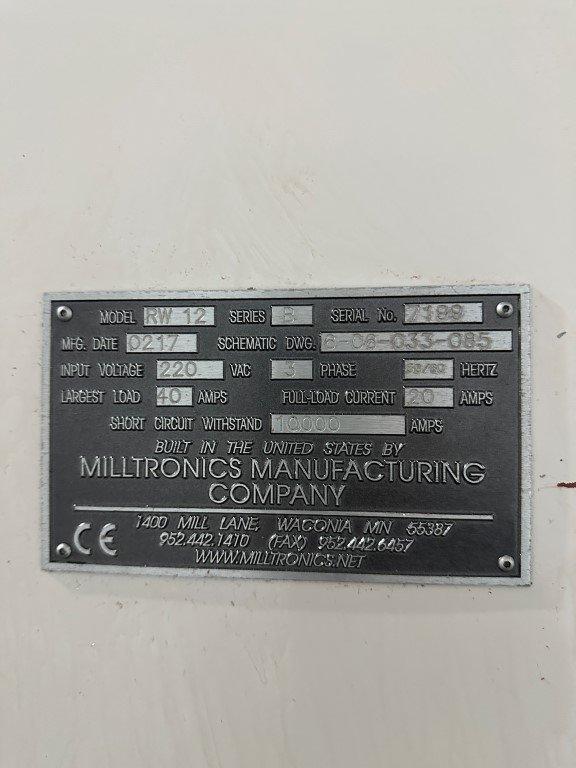 Milltronics #RW12, 3-Axis CNC vertical machining center, Milltronics Centurion 6 Control, 24" X, 12" Y, 20.5" - Image 9