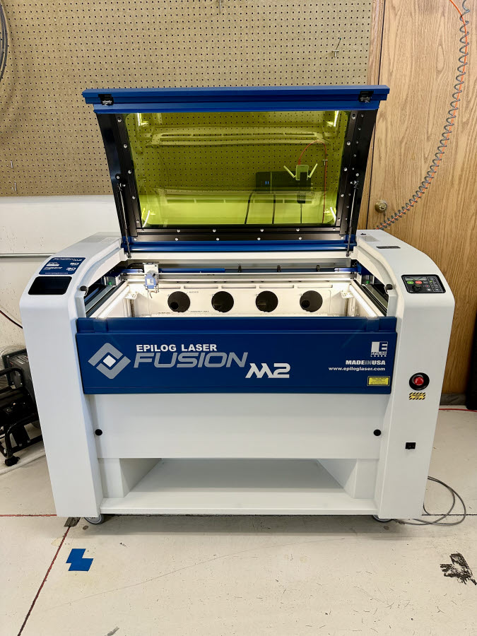 Epilog #Fusion-M2-32 dual source laser, 50 watt Co2 source, 30 watt fiber source, air assist, 2015 - Image 1