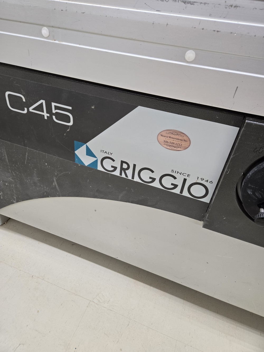 Griggio #C45, Sliding Table Panel Saw, 2007 - Image 4