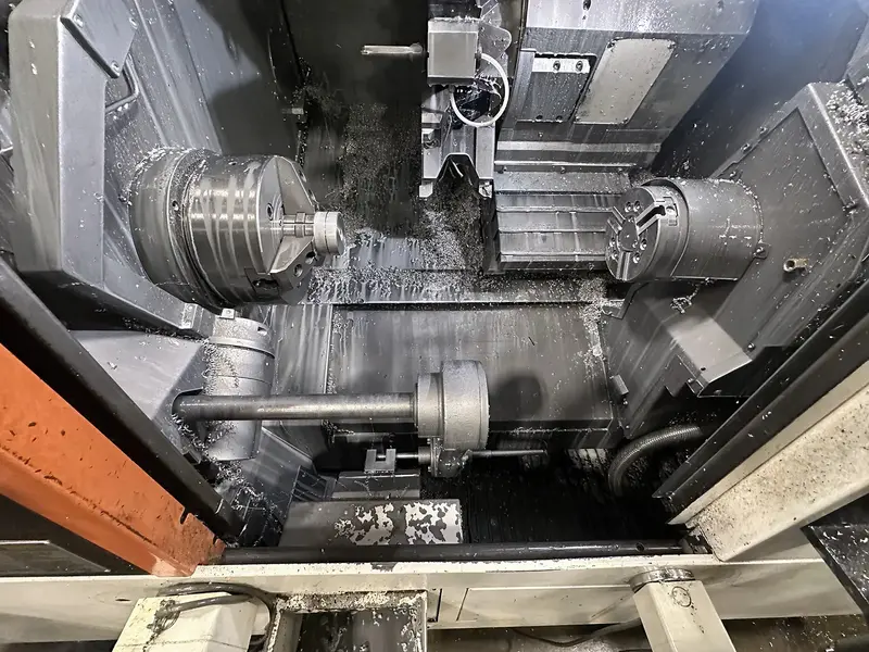 Mazak #QTN-250MSY, multi spindle lathe, 26.5" swing, 10" chuck, 3" bar, 21.2" centers, tool presetter - Image 4